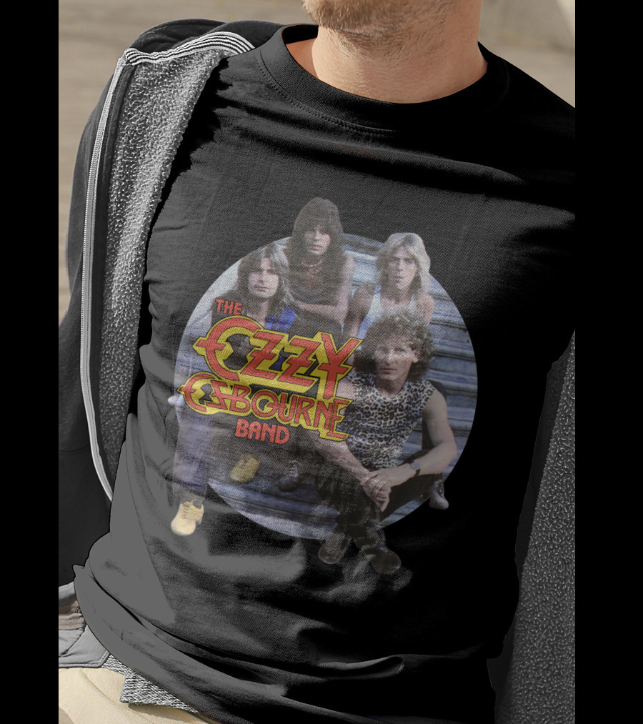 The Ozzy Osbourne Band Vintage Concert Tour Photo T-Shirt