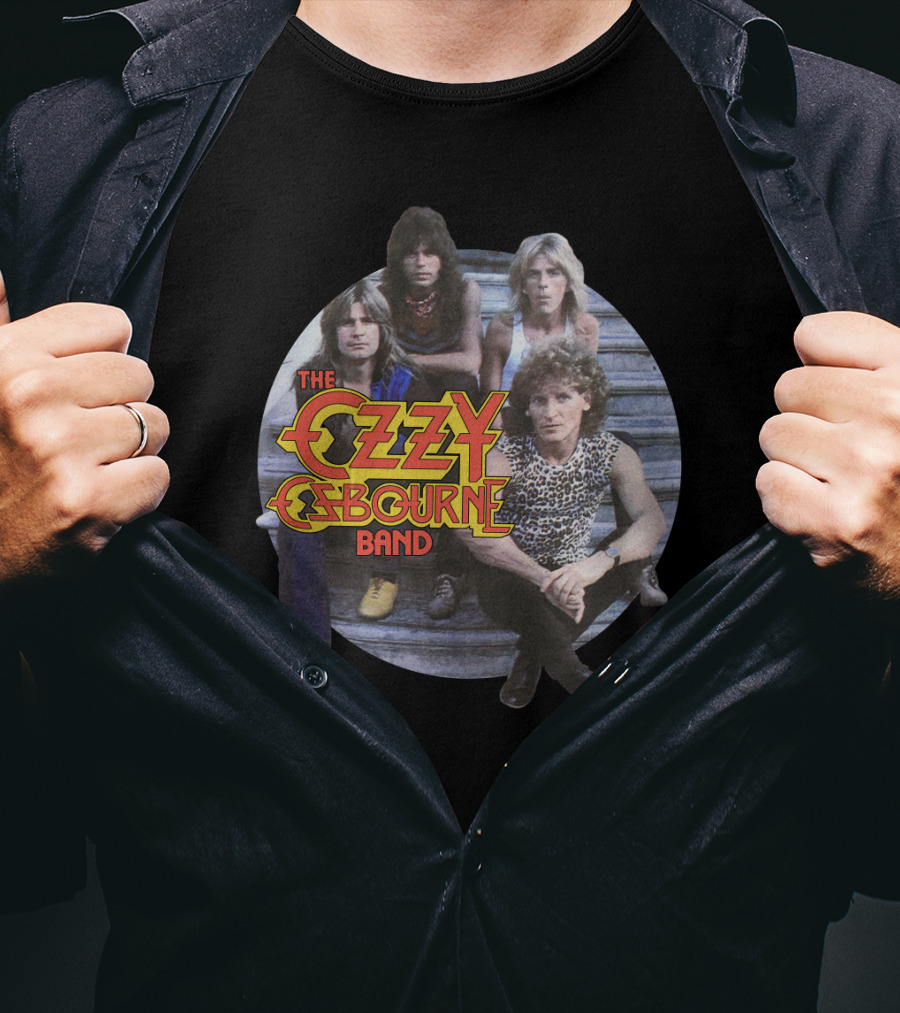 The Ozzy Osbourne Band Vintage Concert Tour Photo T-Shirt