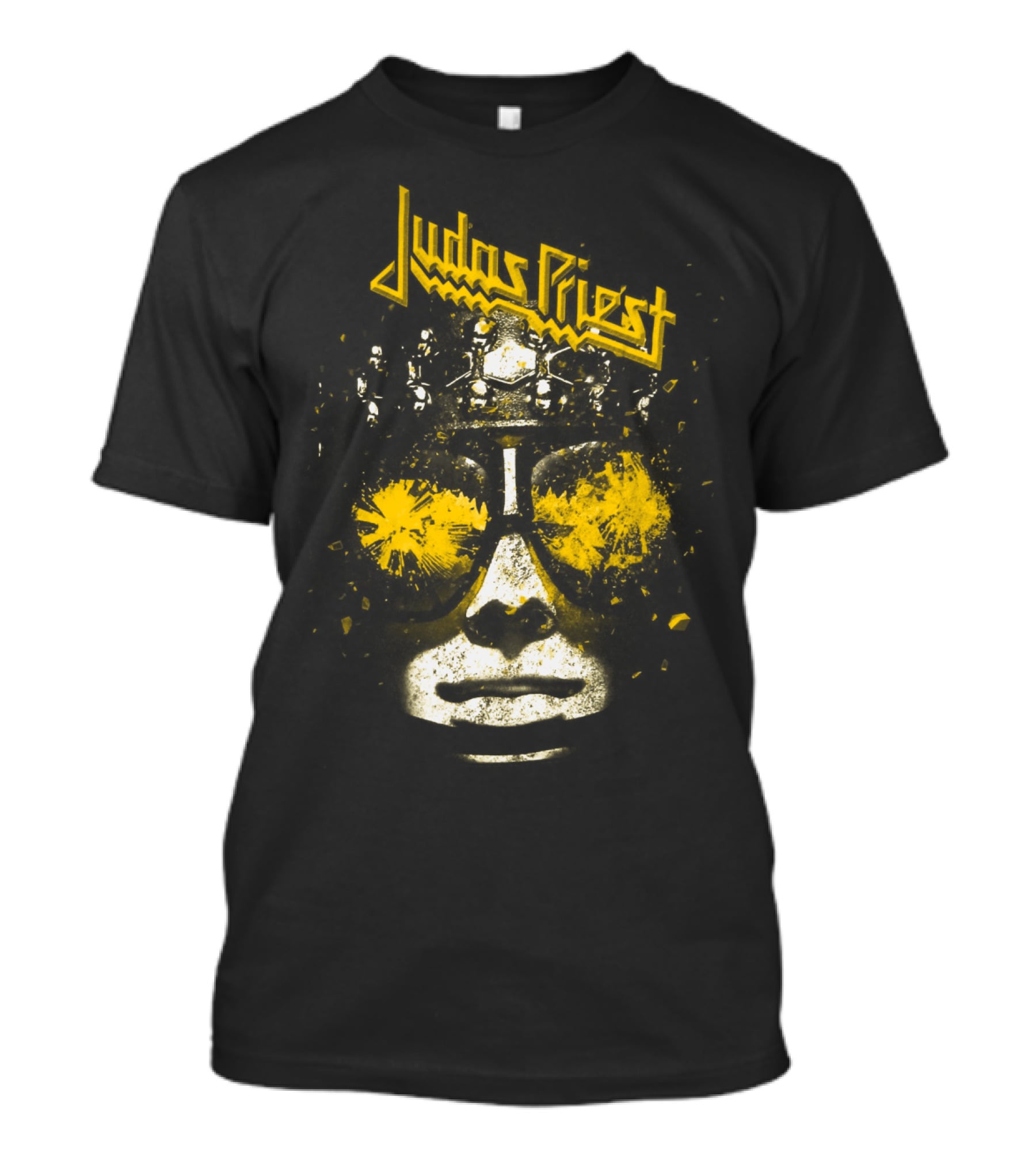 Judas Priest Metal Sunglasses Face Artwork T-Shirt