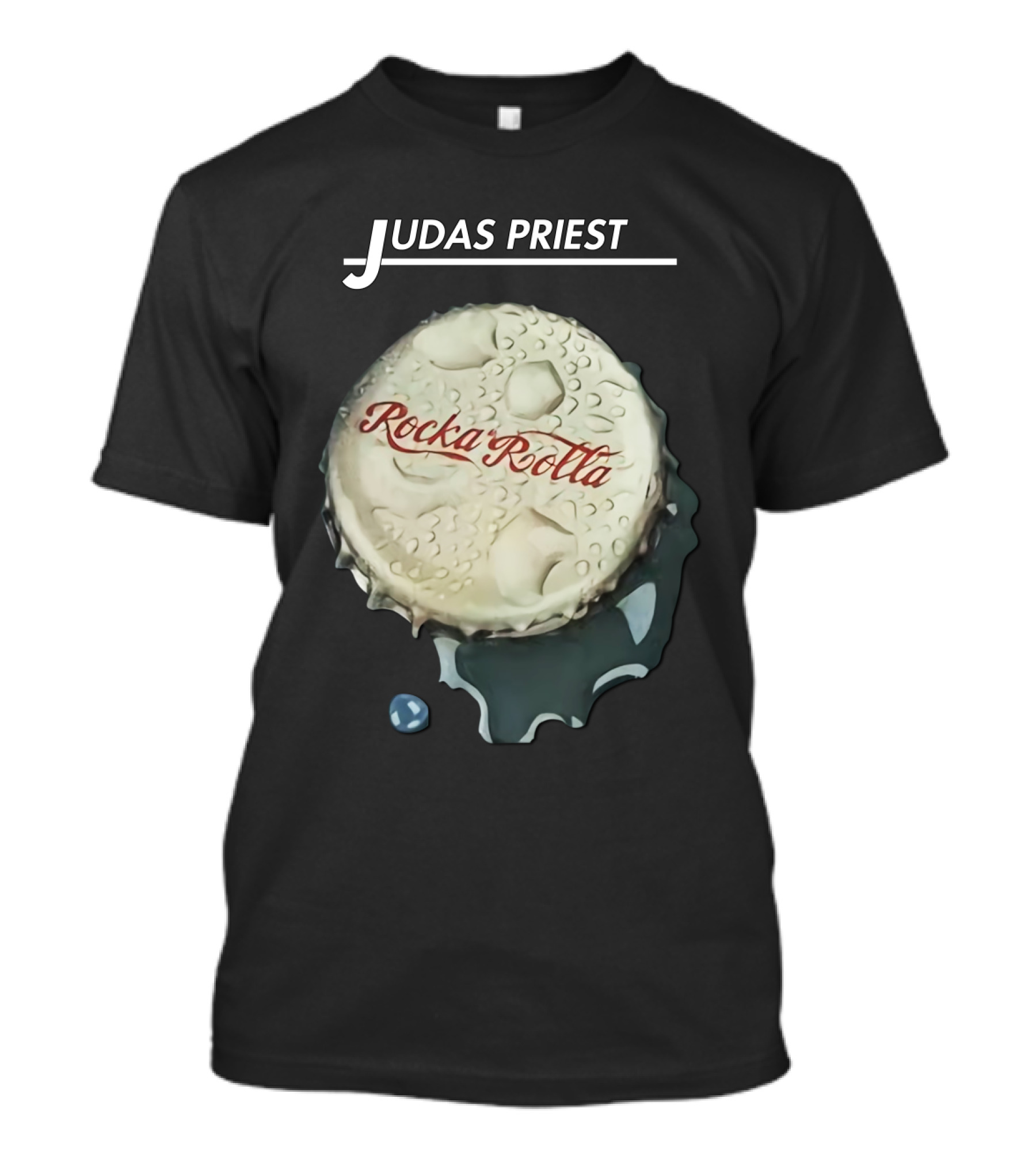 Judas Priest Rocka Rolla Bottle Cap T-Shirt