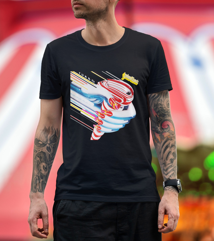 Judas Priest Turbo Album Art 1986 T-Shirt