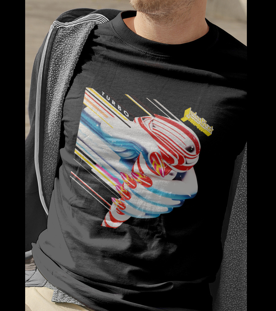 Judas Priest Turbo Album Art 1986 T-Shirt