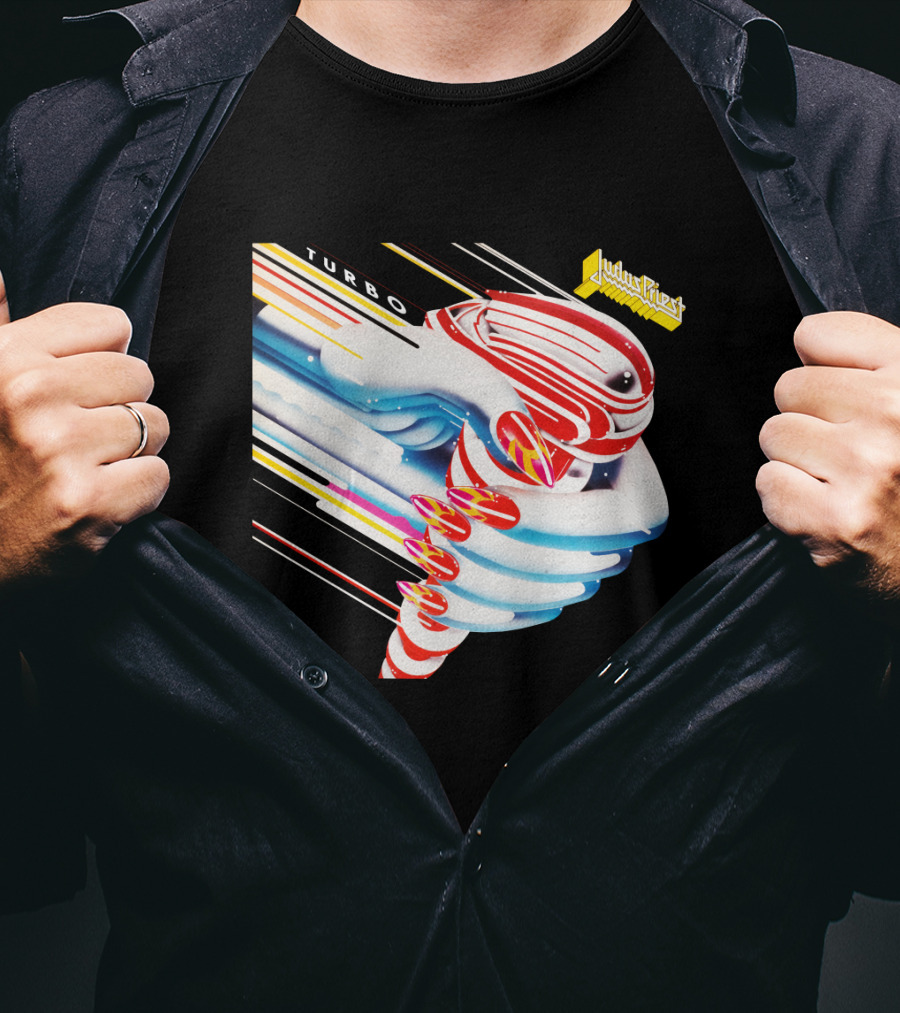 Judas Priest Turbo Album Art 1986 T-Shirt
