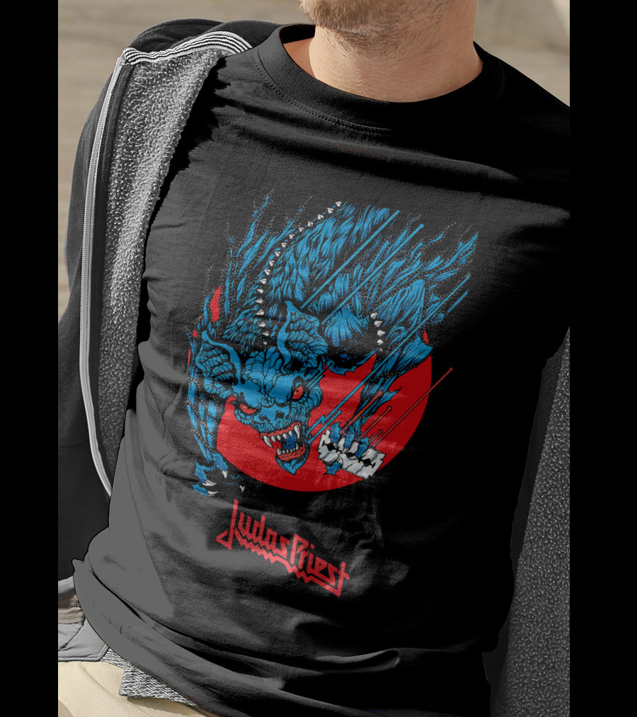 Judas Priest Screaming For Vengeance Flying Creature Art T-Shirt