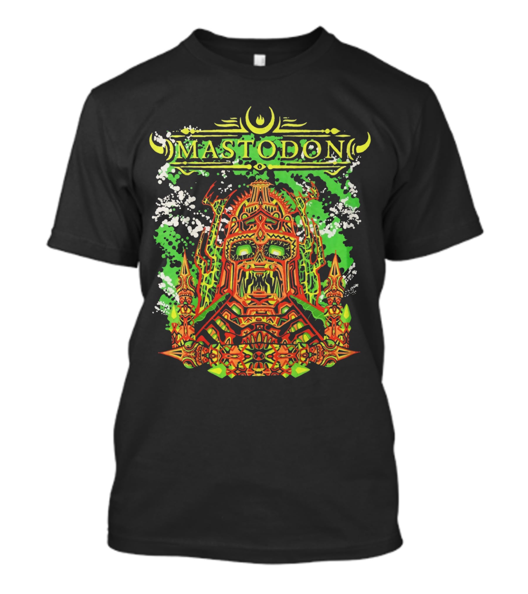 Mastodon Mtd 13 Psychedelic Skull Warrior T-Shirt