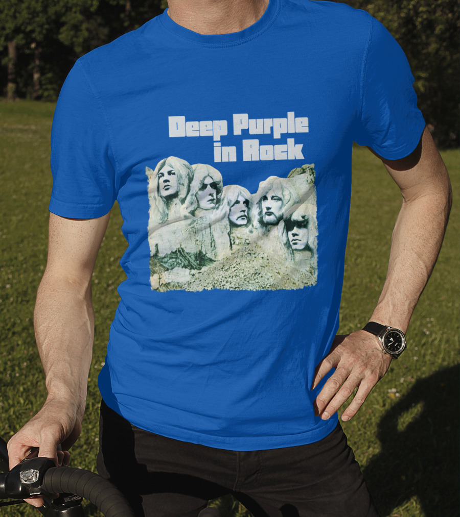 Deep Purple In Rock Mount Rushmore Album Art T-Shirt