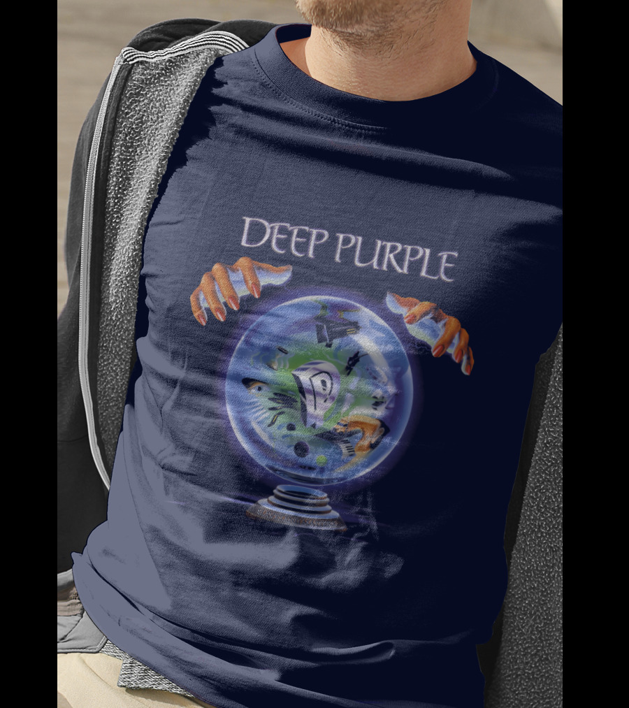 Deep Purple Mystic Globe Artwork T-Shirt