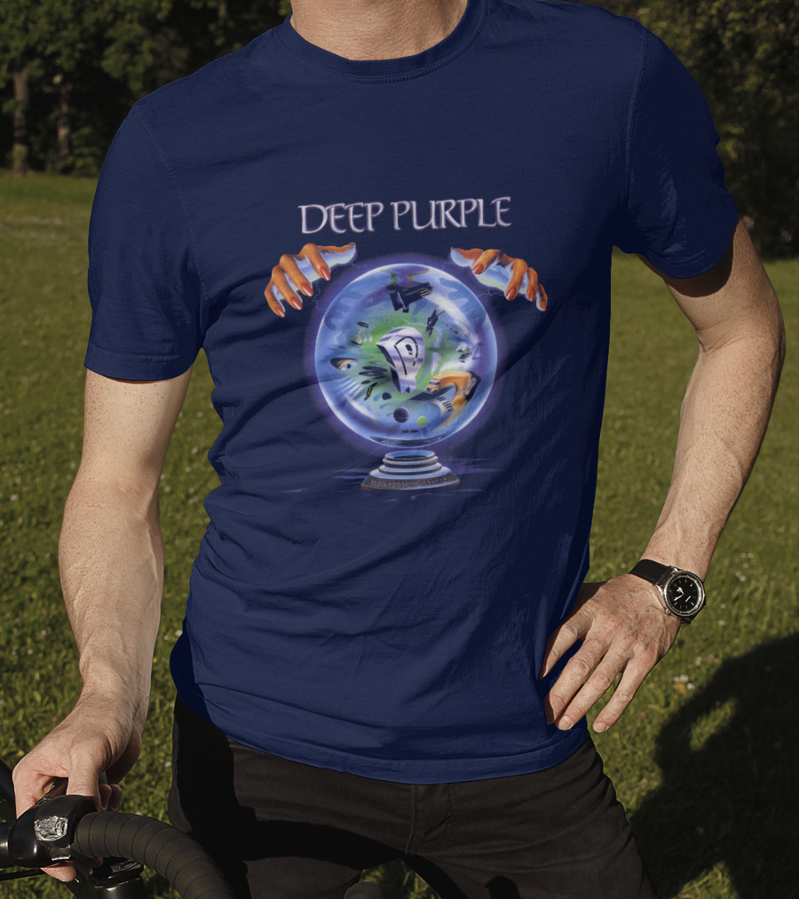 Deep Purple Mystic Globe Artwork T-Shirt