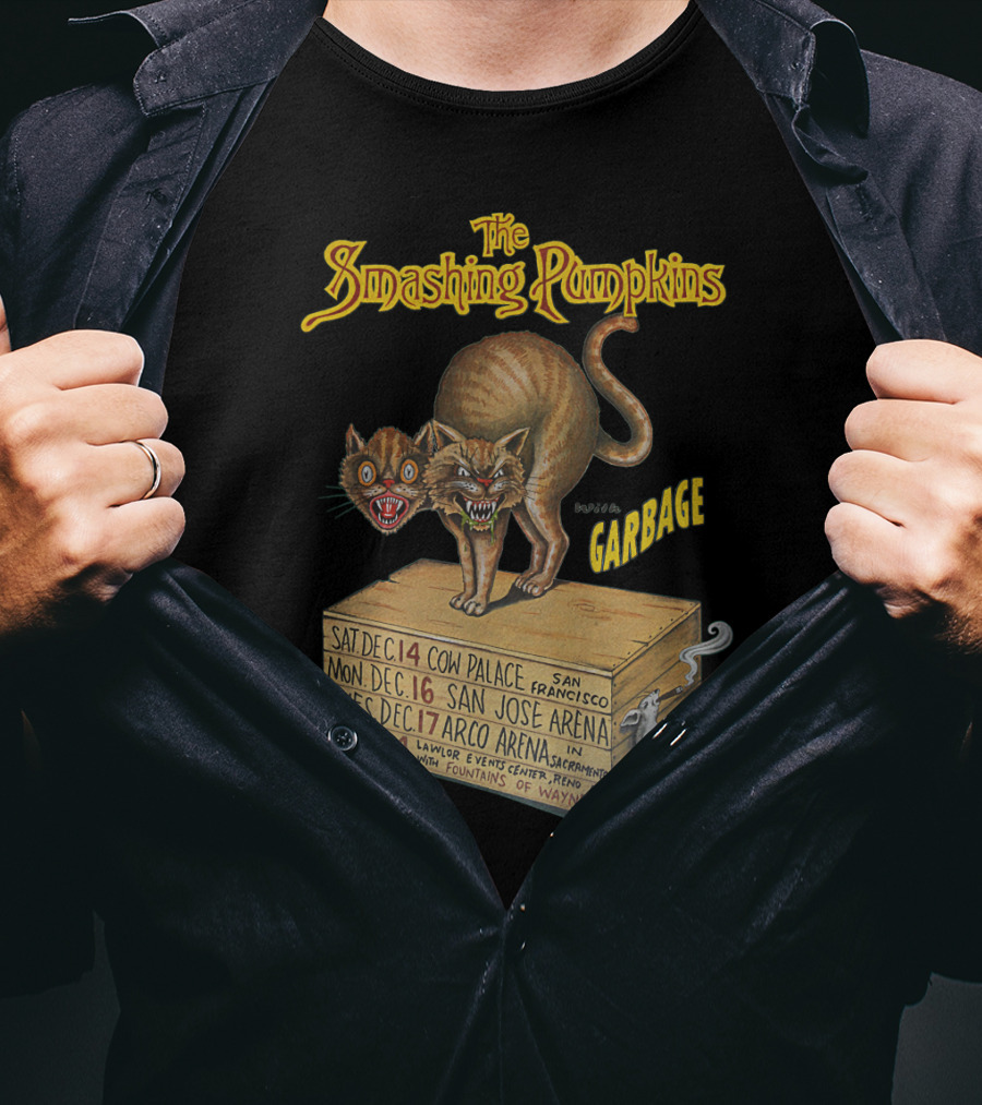 The Smashing Pumpkins Garbage Cow Palace San Jose Arena Arco Arena T-Shirt