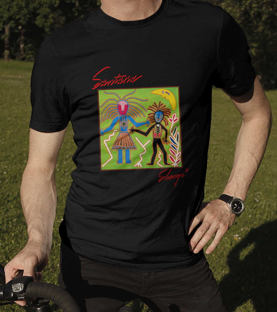 Santana Shango Album Art Colorful Abstract Figures T-Shirt