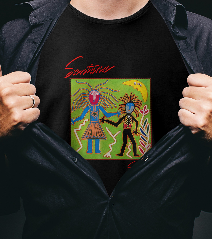 Santana Shango Album Art Colorful Abstract Figures T-Shirt