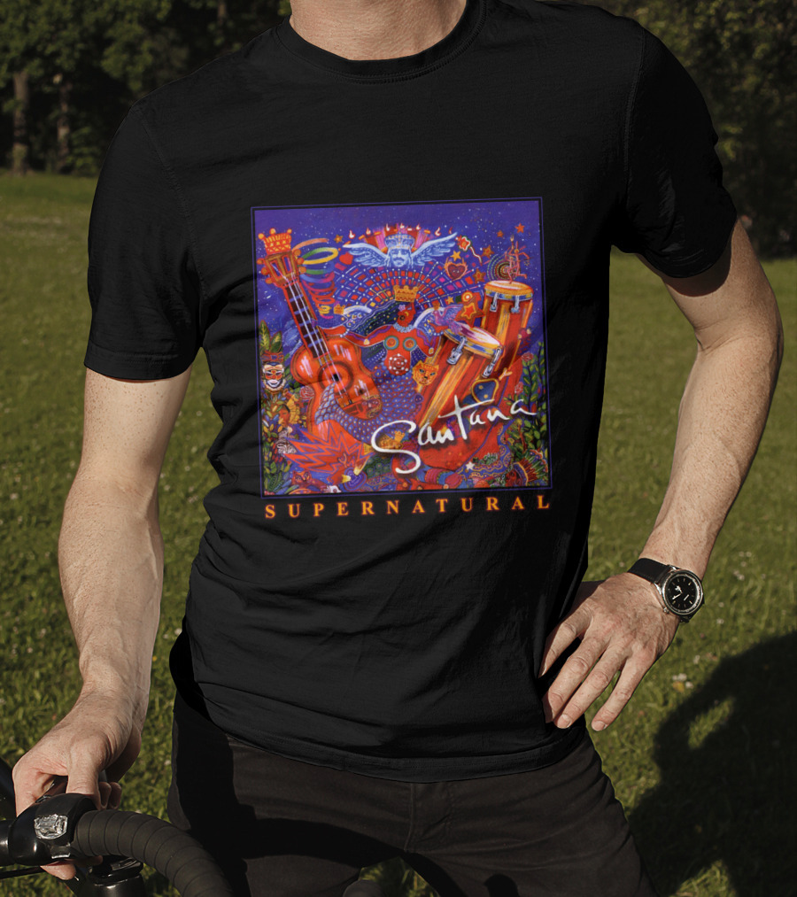 Santana Supernatural Album Artwork🎸 T-Shirt
