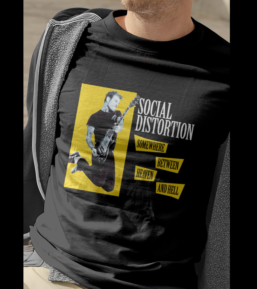 Social Distortion Somewhere Between Heaven And Hell T-Shirt