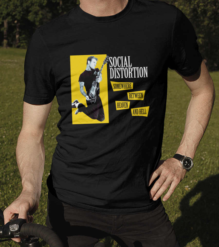 Social Distortion Somewhere Between Heaven And Hell T-Shirt