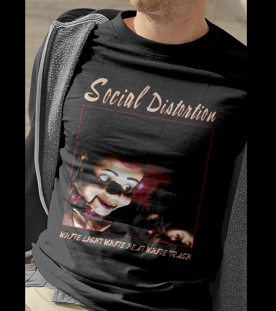 Social Distortion White Light White Heat White Trash T-Shirt