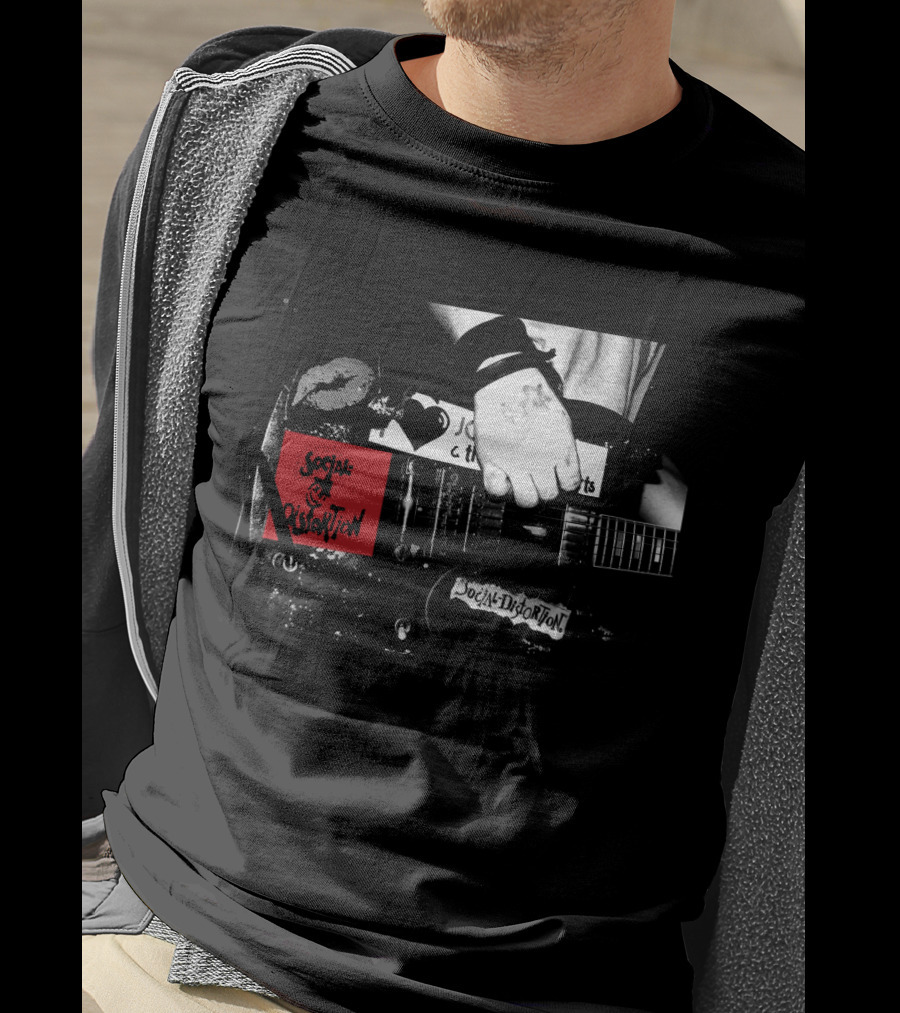 Social Distortion Guitar Image Artwork T-Shirt