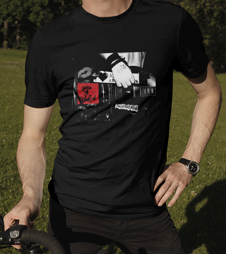 Social Distortion Guitar Image Artwork T-Shirt