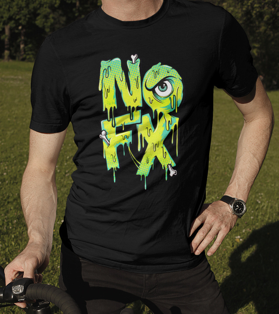 Nofx Melting Monster Eye Dripping Bones T-Shirt