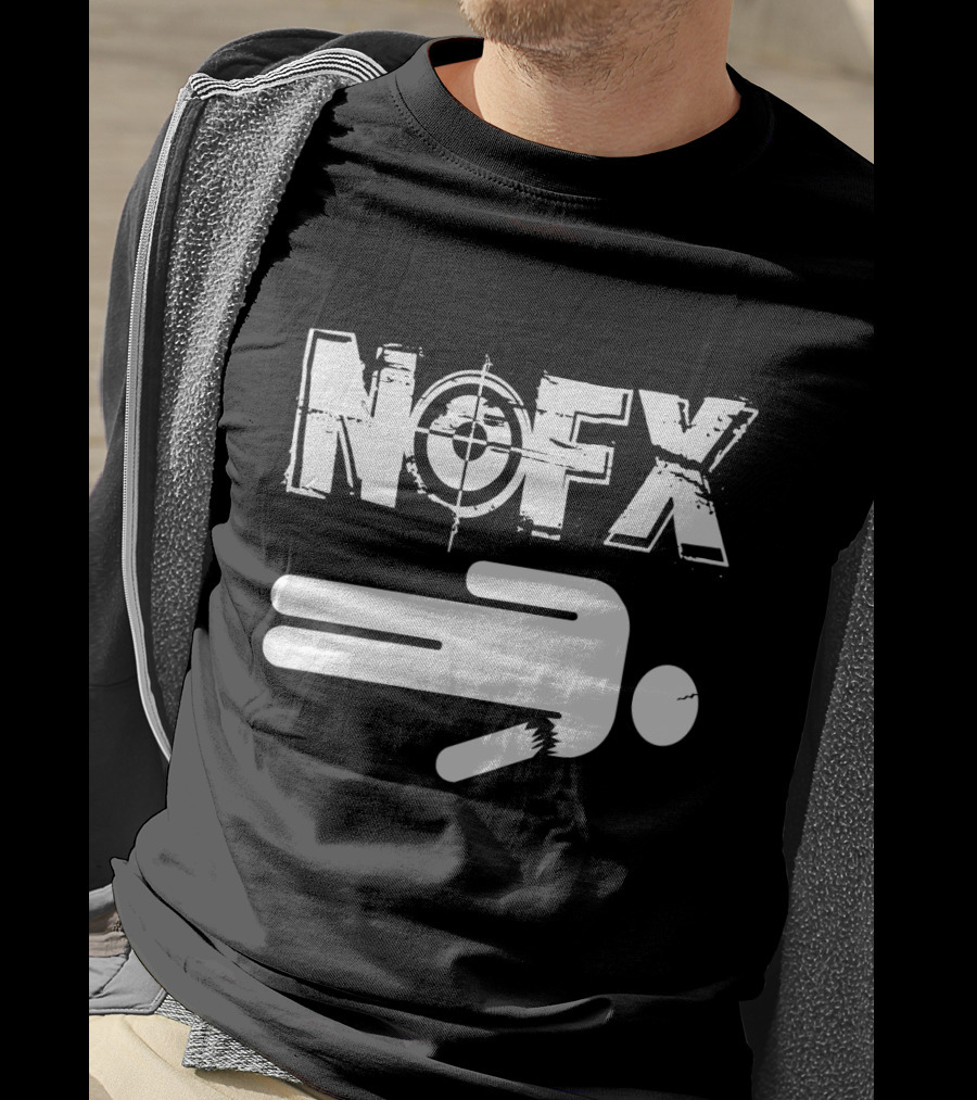 Nofx Target Logo Stick Figure T-Shirt