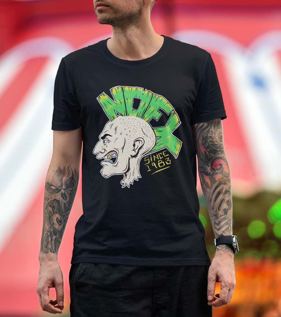 Nofx Since 1983 Punk Mohawk Character T-Shirt