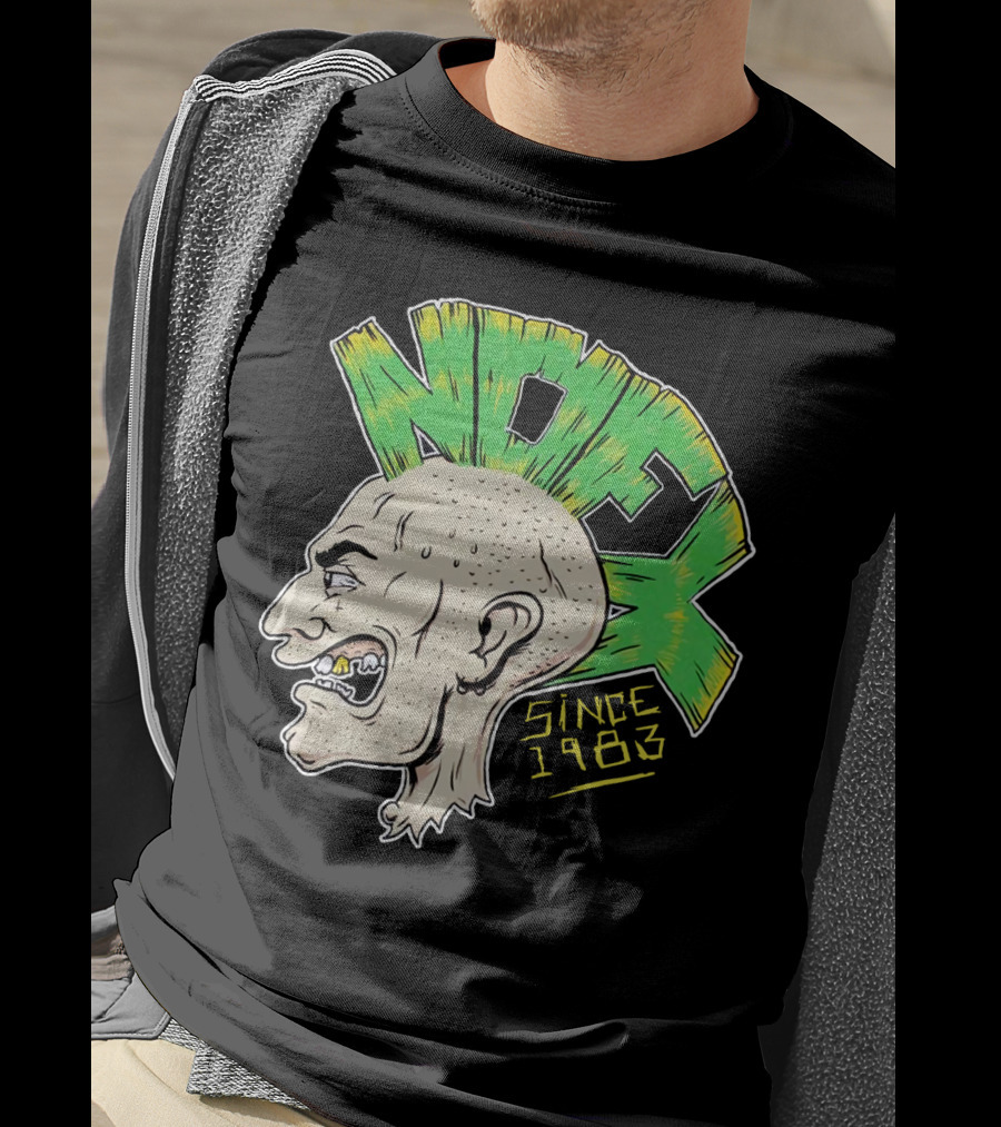 Nofx Since 1983 Punk Mohawk Character T-Shirt