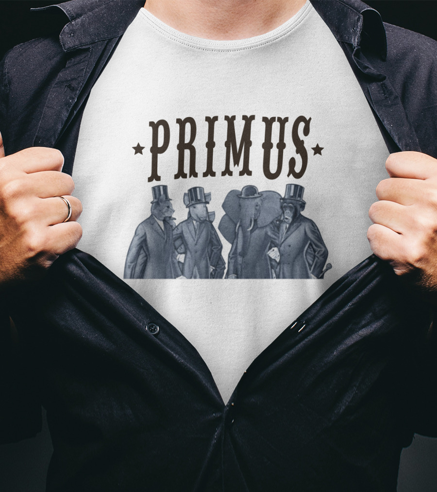 Primus Anthropomorphic Animals In Suits T-Shirt