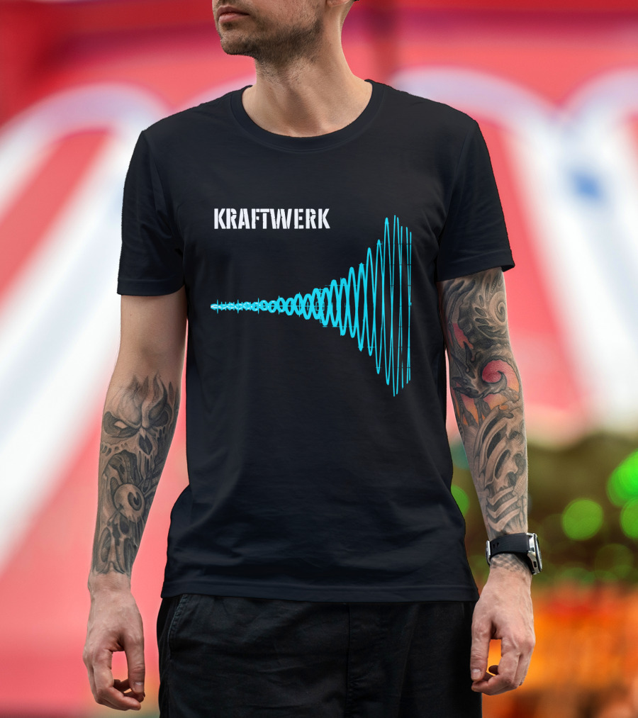 Kraftwerk Blue Sound Waves T-Shirt