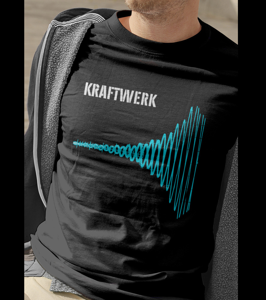 Kraftwerk Blue Sound Waves T-Shirt