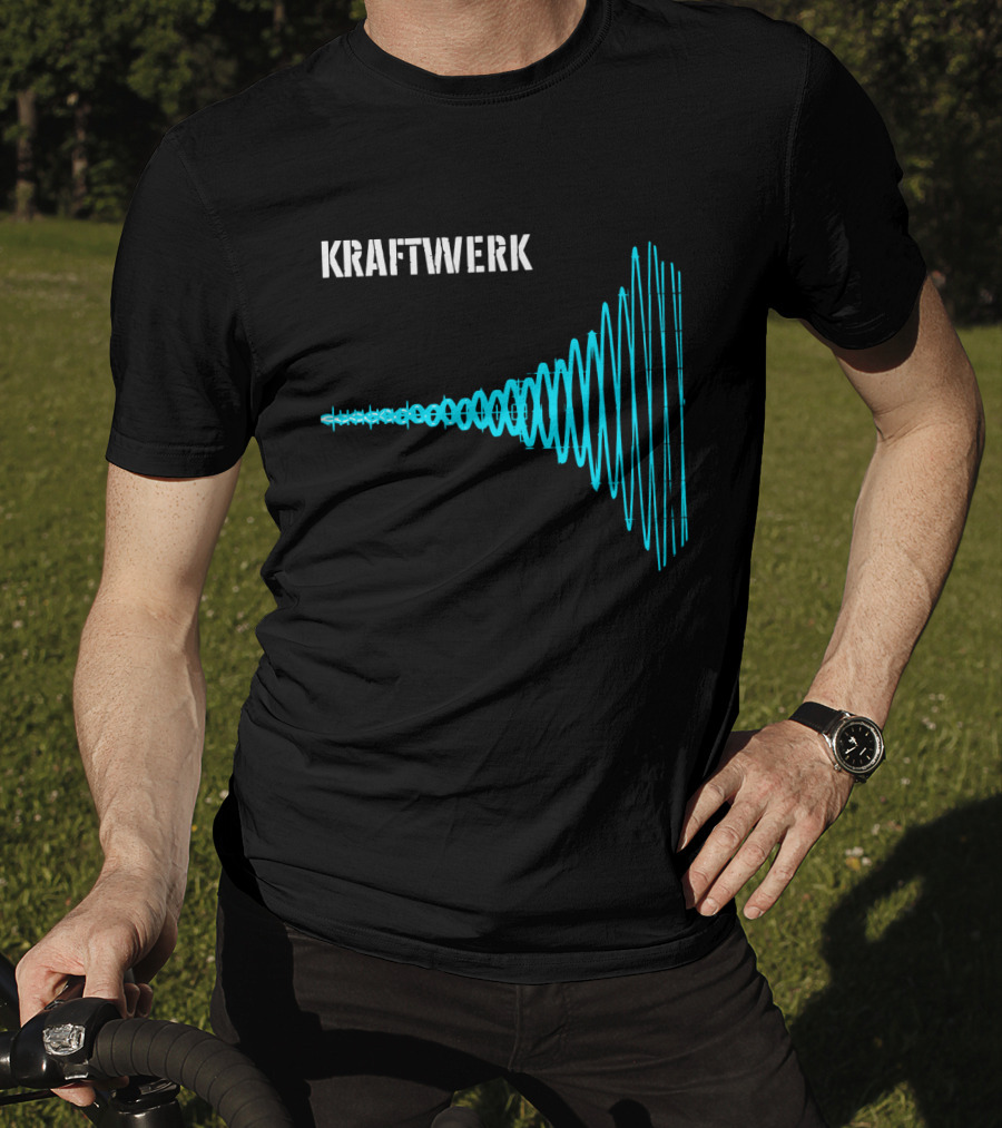 Kraftwerk Blue Sound Waves T-Shirt