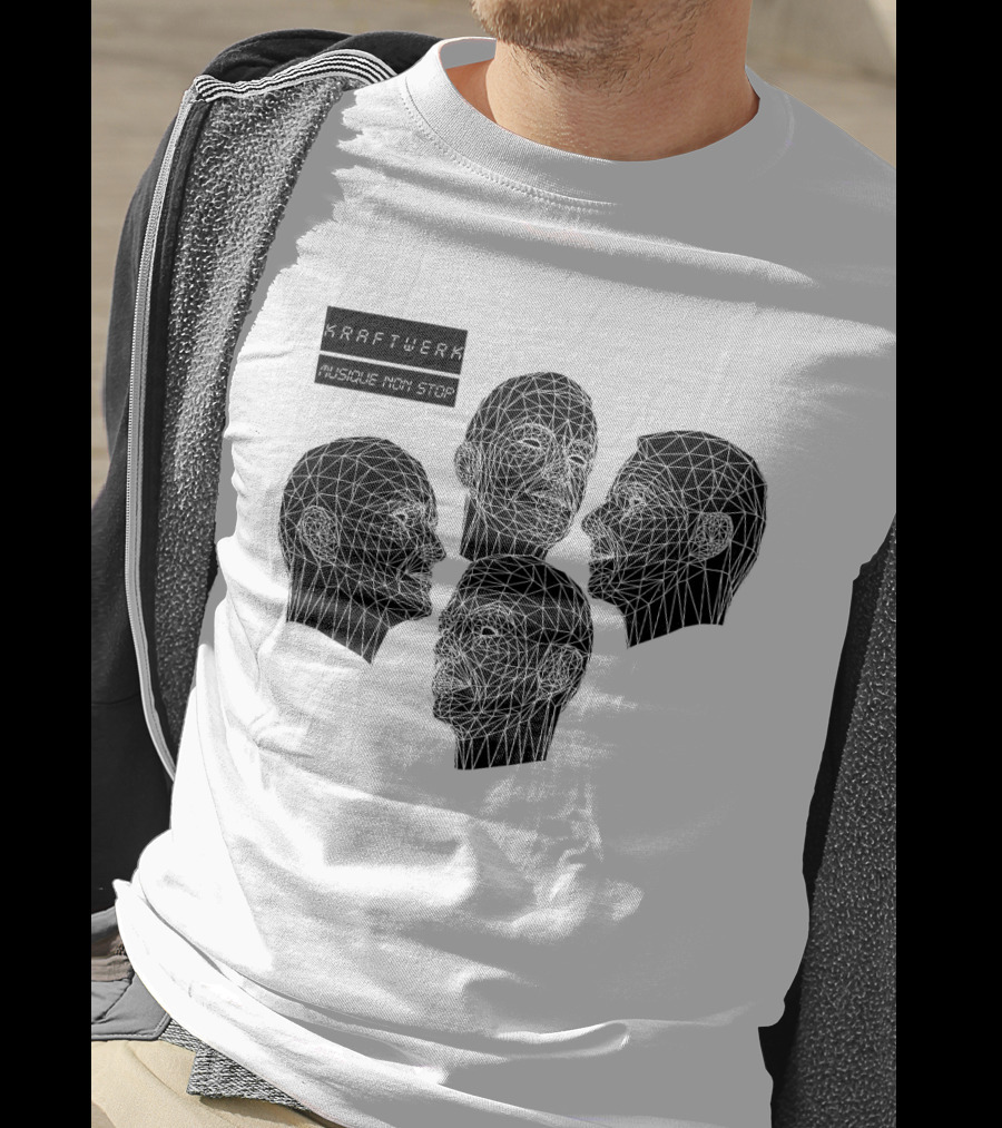 Kraftwerk Musique Non Stop Geometric Faces T-Shirt