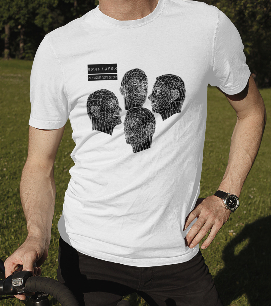 Kraftwerk Musique Non Stop Geometric Faces T-Shirt