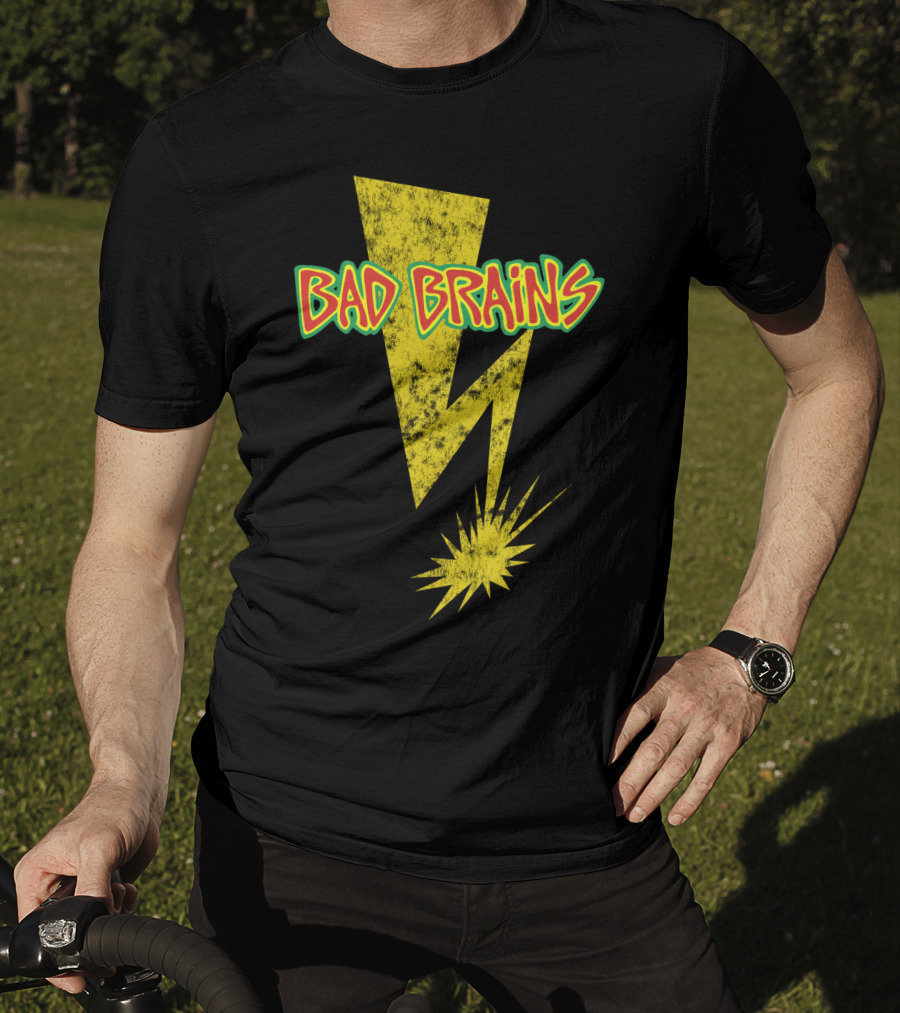 Bad Brains Yellow Lightning Bolt T-Shirt