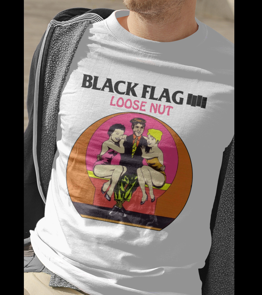Black Flag Loose Nut Album Cover Art T-Shirt