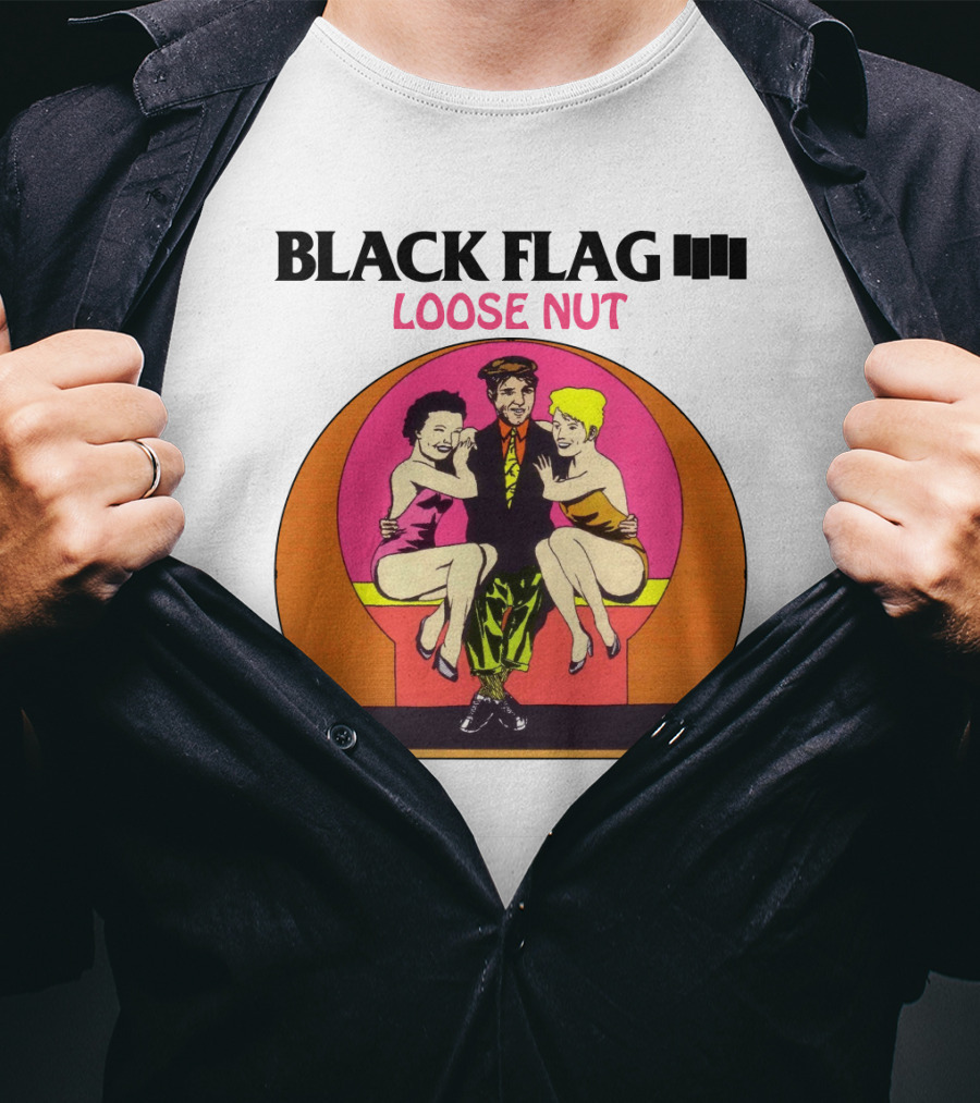Black Flag Loose Nut Album Cover Art T-Shirt