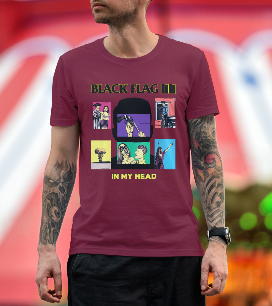 Black Flag Iiii In My Head T-Shirt
