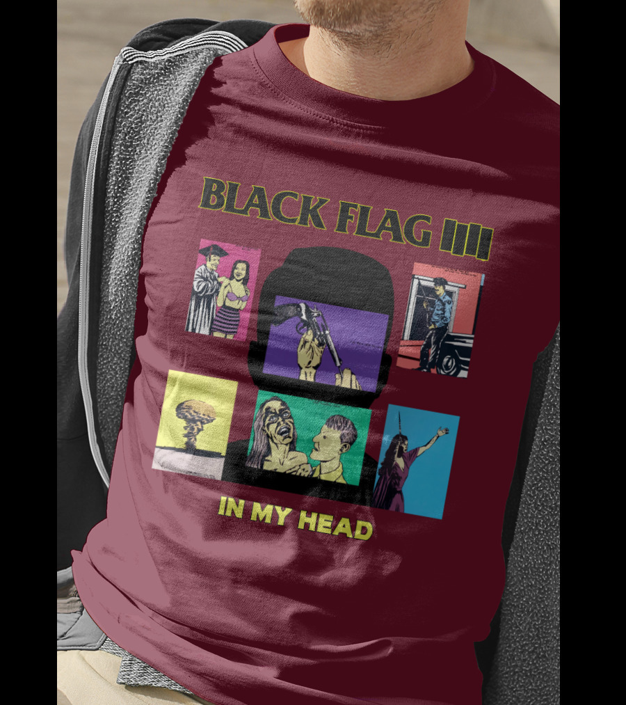 Black Flag Iiii In My Head T-Shirt