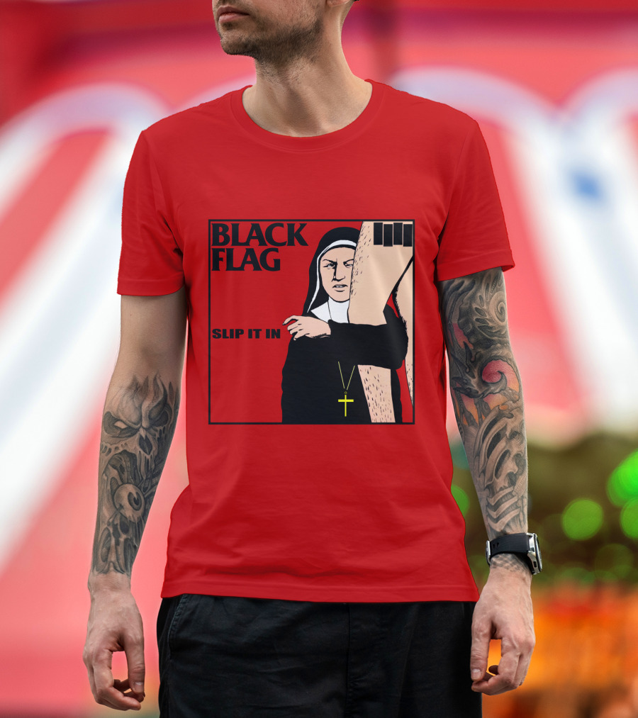 Black Flag Slip It In Album Cover T-Shirt