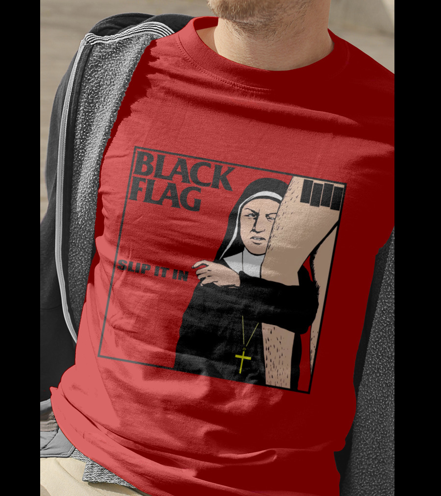 Black Flag Slip It In Album Cover T-Shirt