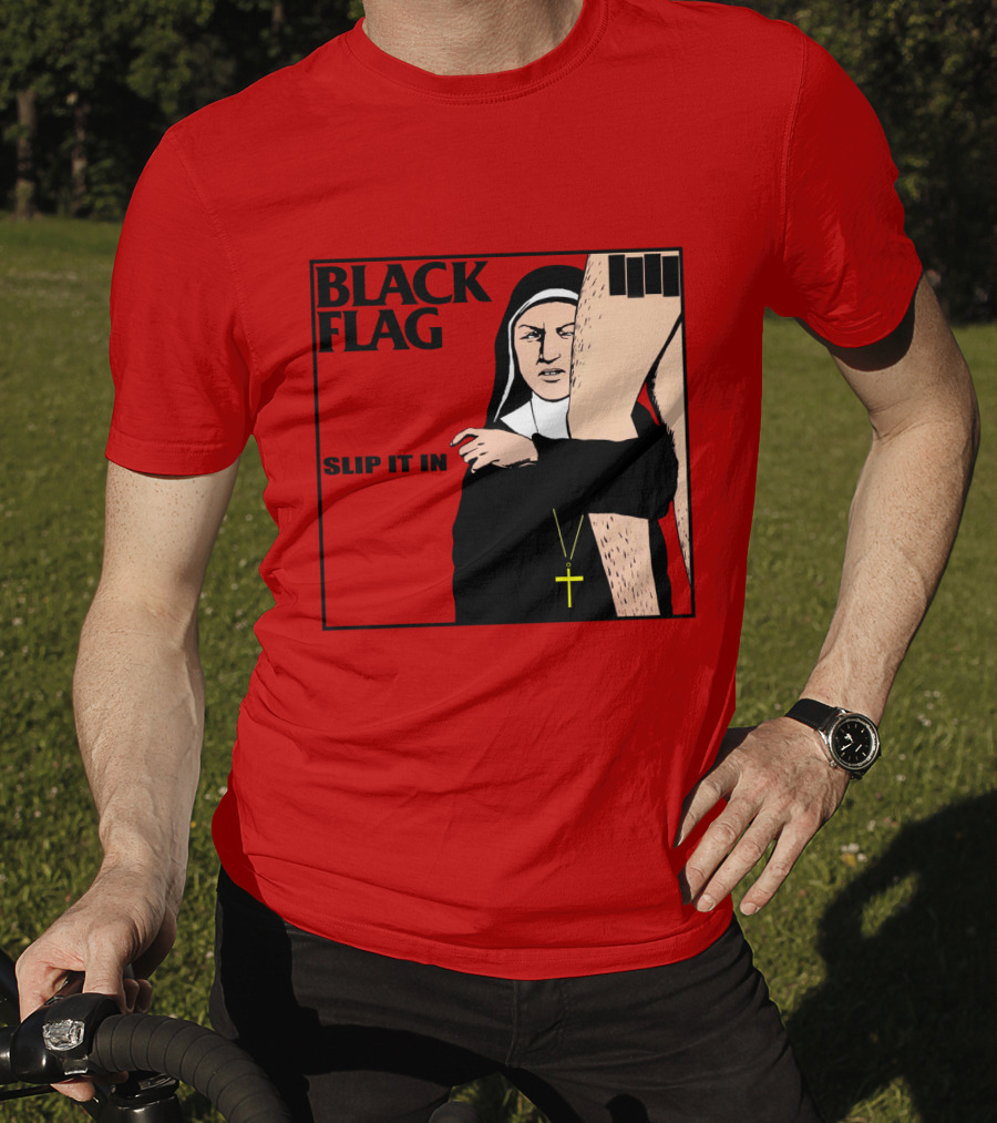 Black Flag Slip It In Album Cover T-Shirt