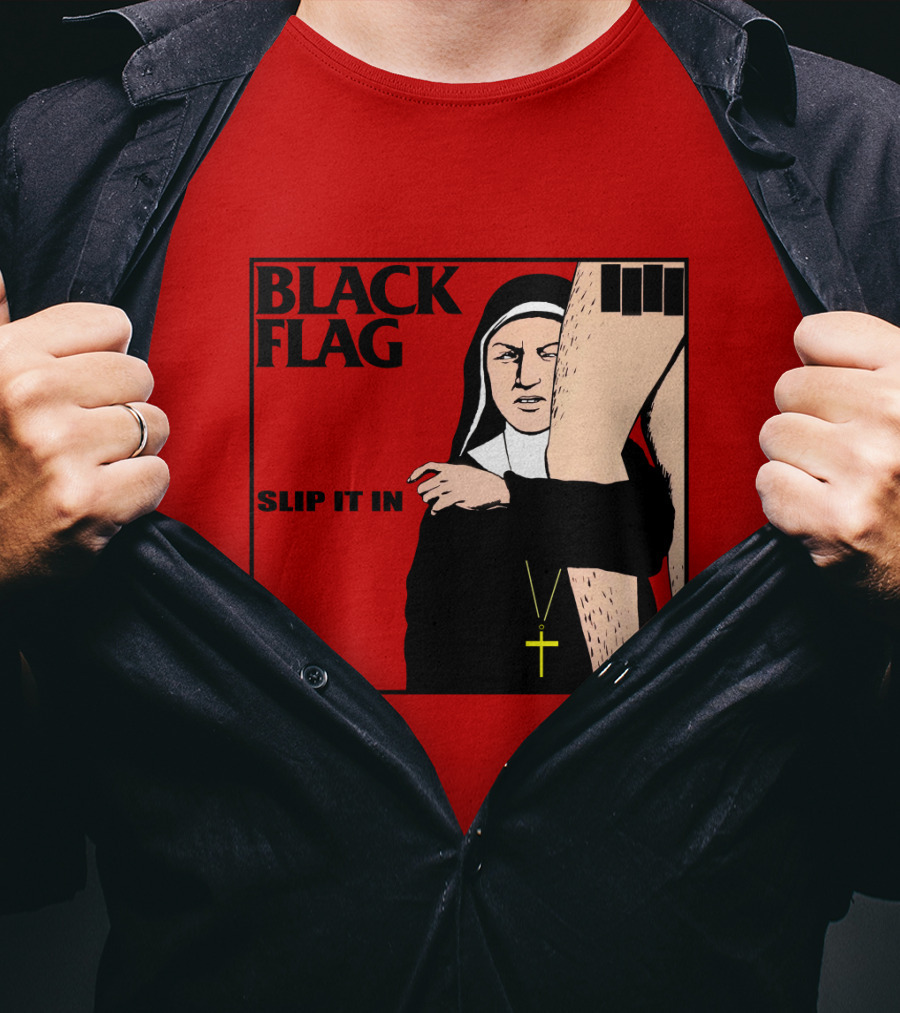 Black Flag Slip It In Album Cover T-Shirt