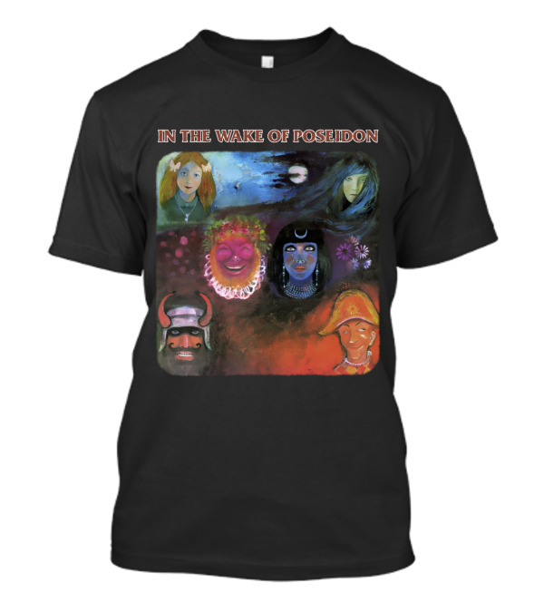 KC 06 In The Wake Of Poseidon Faces And Moon T-Shirt