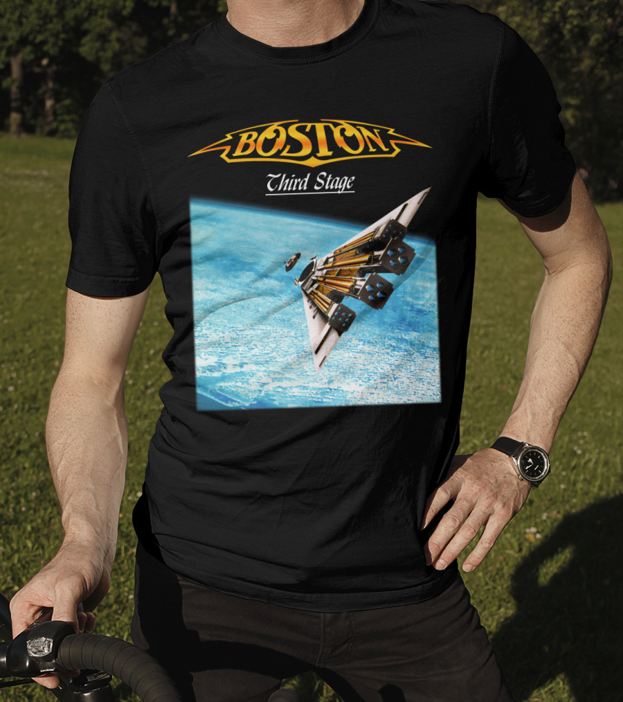 Boston Third Stage Spaceship Album Cover T-Shirt