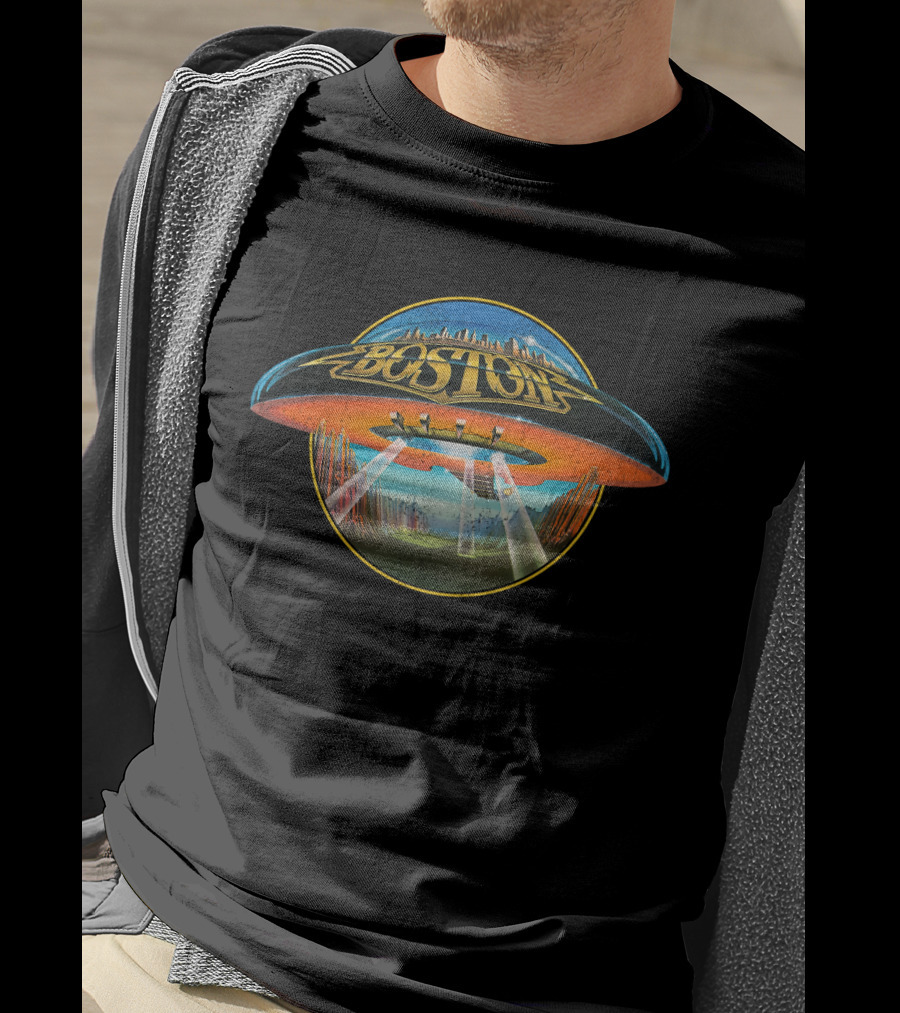 Boston Rock Band Ufo Album Imagery Bt 06 - Don't Look Back T-Shirt