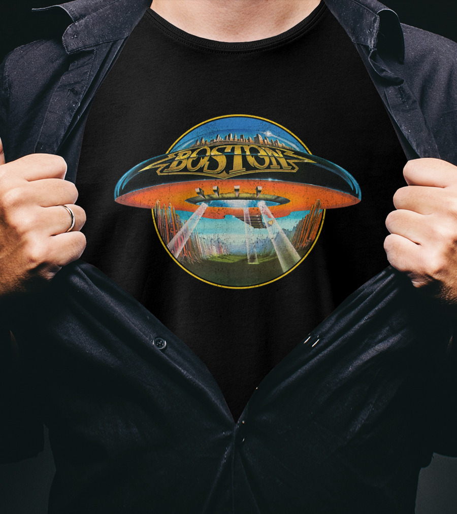 Boston Rock Band Ufo Album Imagery Bt 06 - Don't Look Back T-Shirt