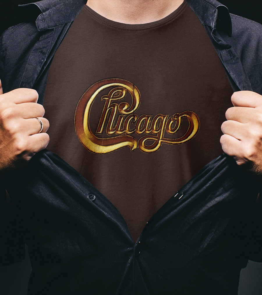 Chicago Gold Script T-Shirt