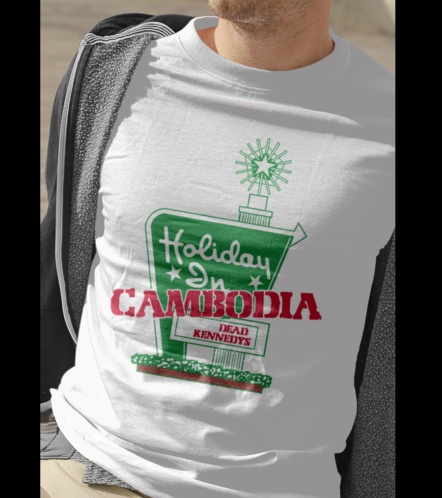 Holiday In Cambodia Dead Kennedys Iconic Sign T-Shirt