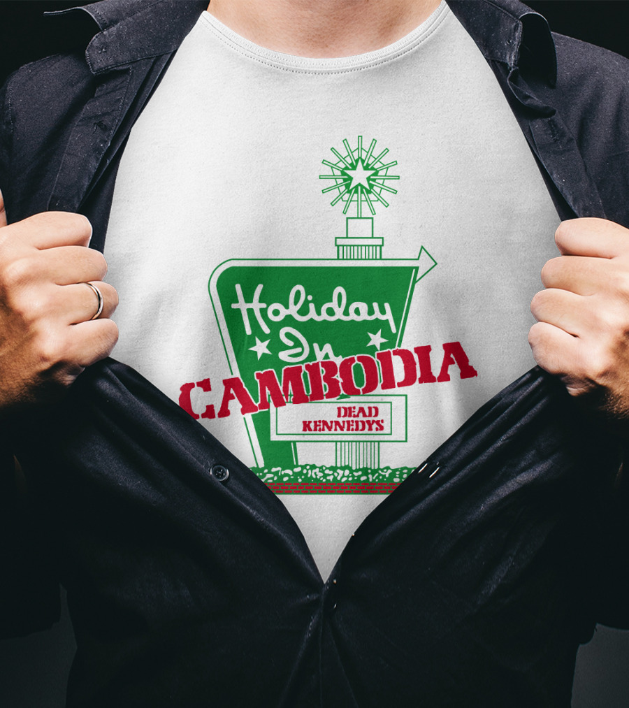 Holiday In Cambodia Dead Kennedys Iconic Sign T-Shirt
