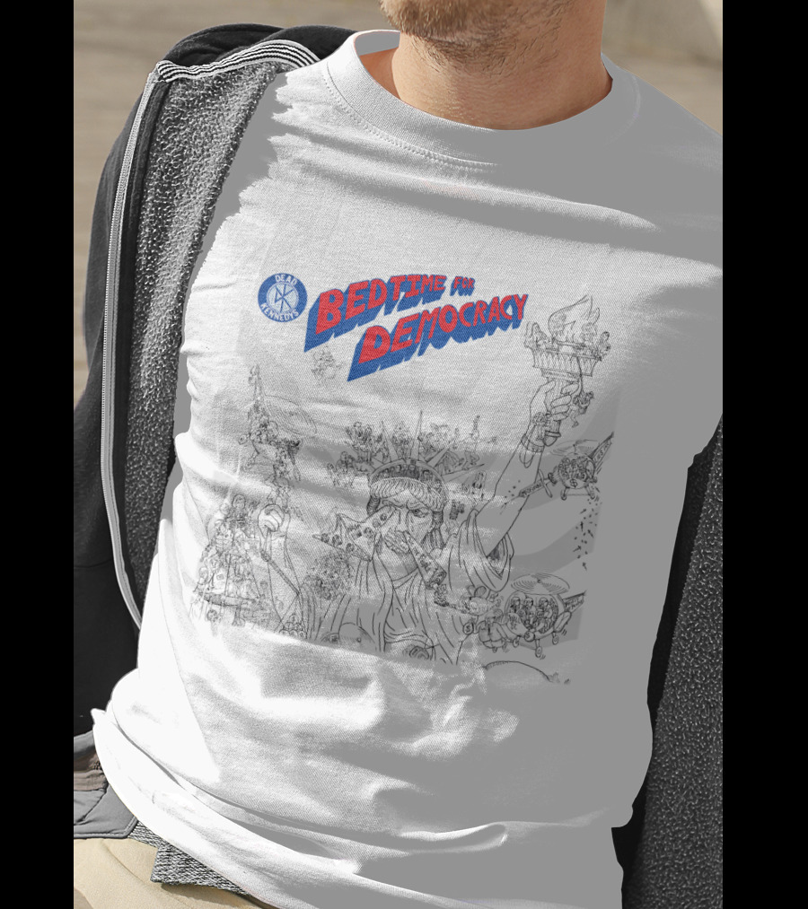Dead Kennedys Bedtime For Democracy Statue Of Liberty Cartoon T-Shirt