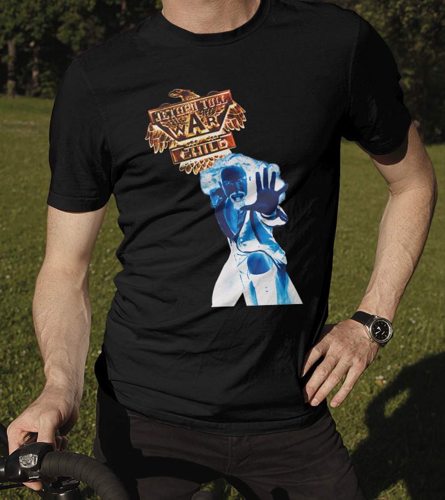Jethro Tull War Child Blue Figure Eagle T-Shirt