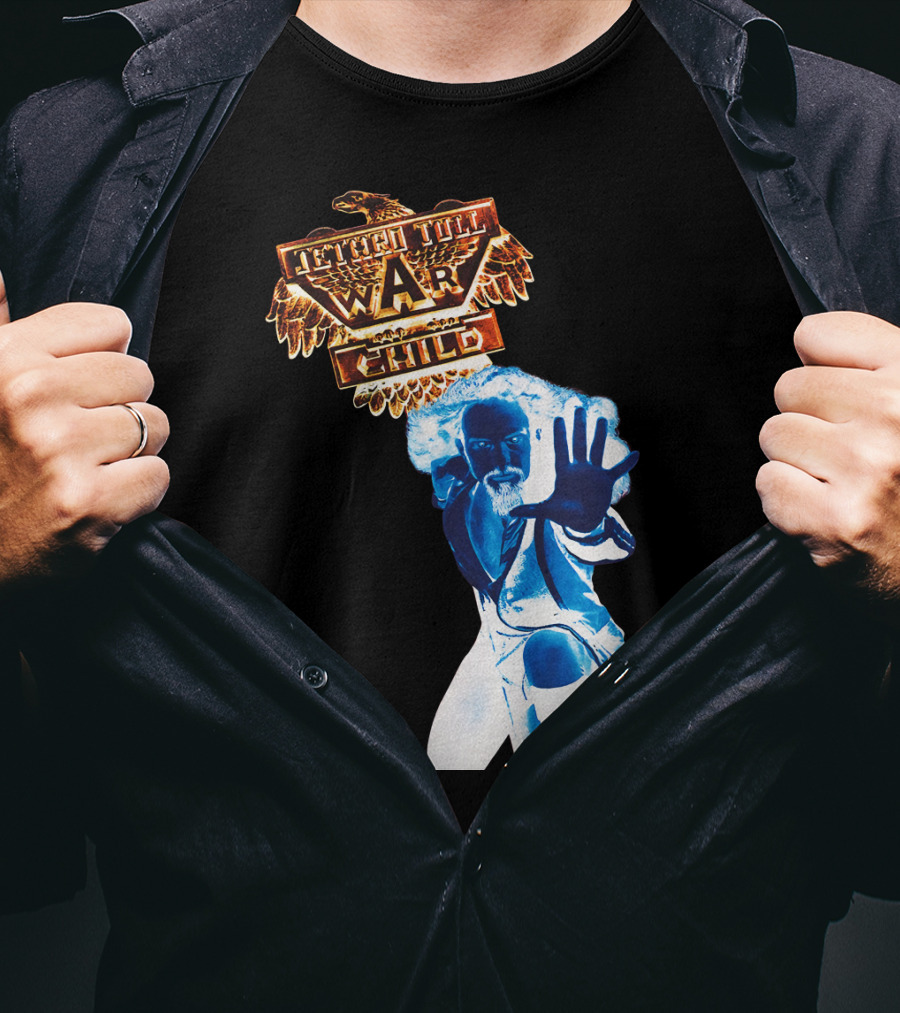 Jethro Tull War Child Blue Figure Eagle T-Shirt